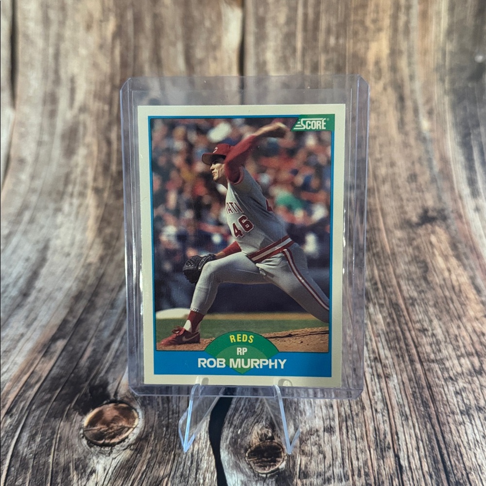 1989 Score Baseball Card - Rob Murphy#141 Baseball Trading Card Item #ME5141